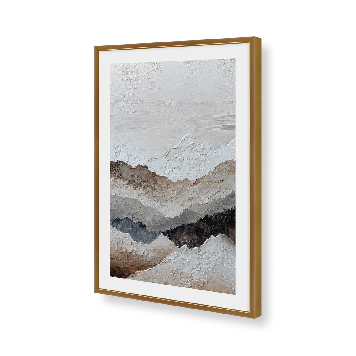[Color:Polished Gold], Picture of art in a Polished Gold frame of the corner