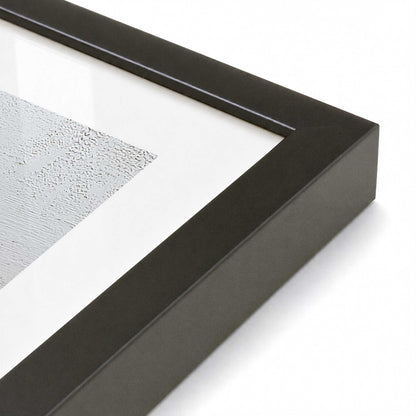 [Color:Satin Black], Picture of art in a Satin Black frame at an angle