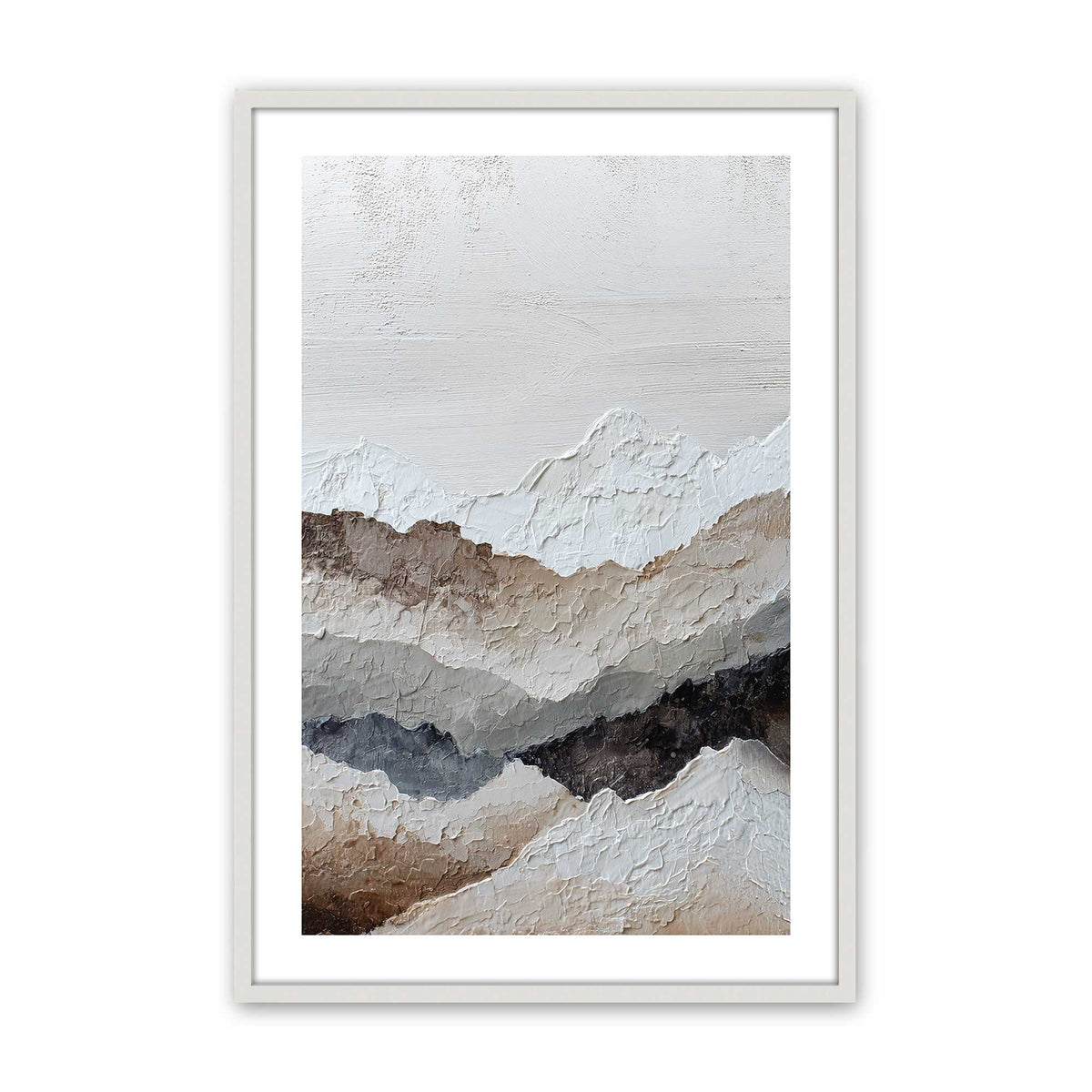 [Color:Opaque White], Picture of art in a Opaque White frame