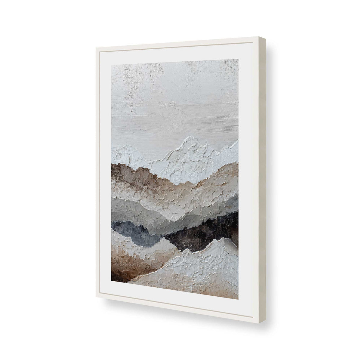 [Color:Opaque White], Picture of art in a Opaque White frame of the corner