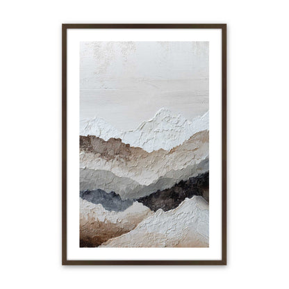 [Color:Brown], Picture of art in a Brown frame