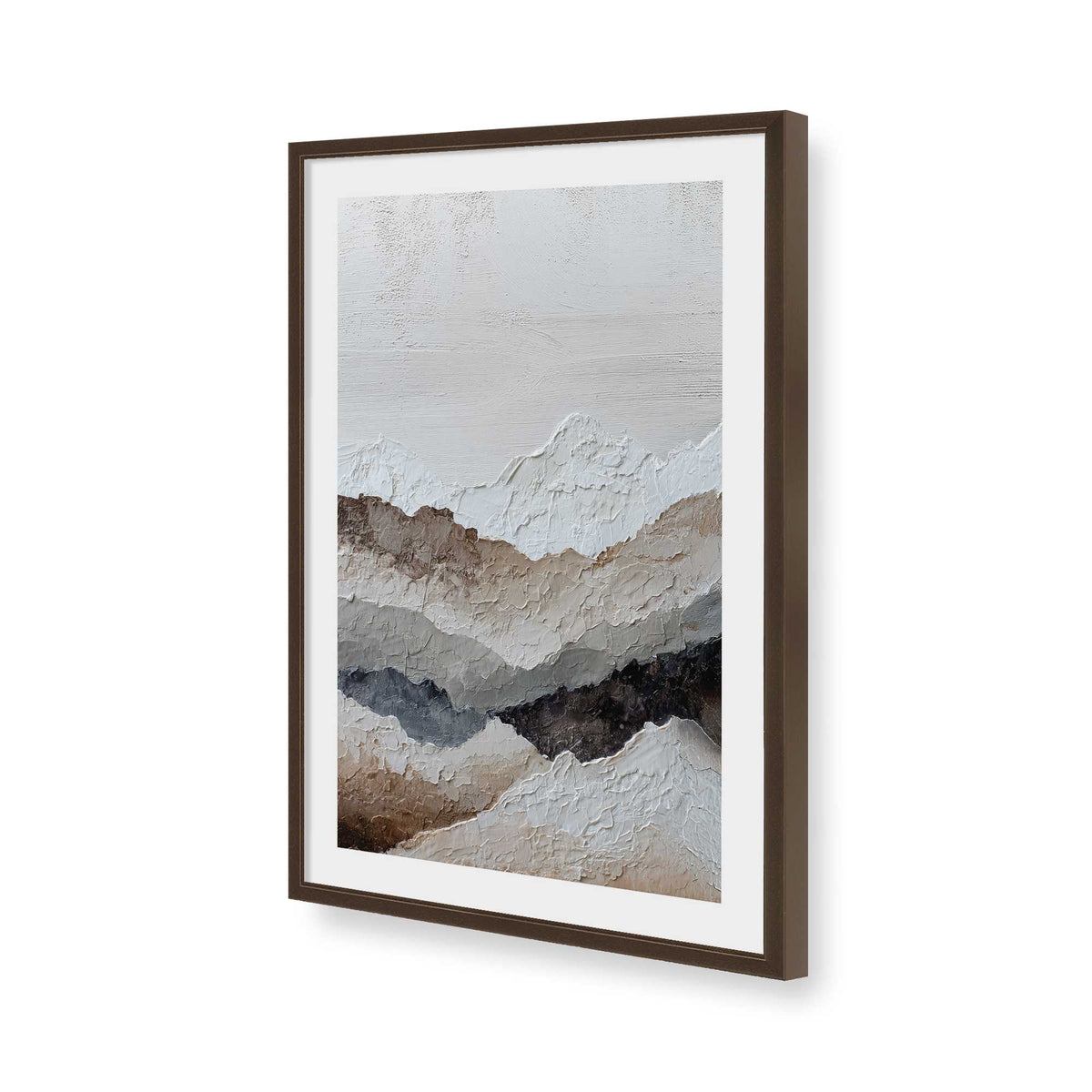 [Color:Belvinder Brown], Picture of art in a Belvinder Brown frame of the corner