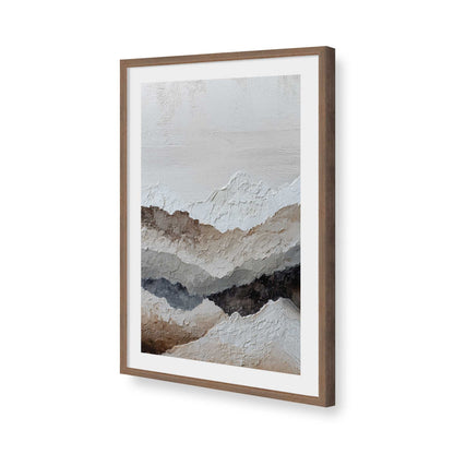 [Color:Walnut], Picture of art in a Walnut frame of the corner