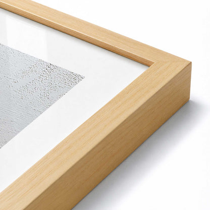 [Color:American Maple], Picture of art in a American Maple frame at an angle