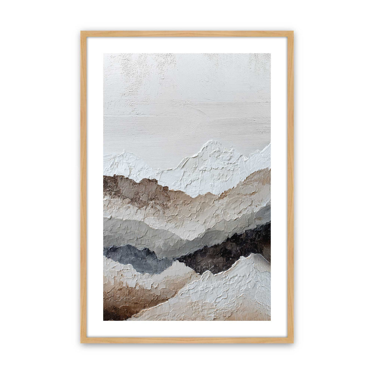 [Color:American Maple], Picture of art in a American Maple frame