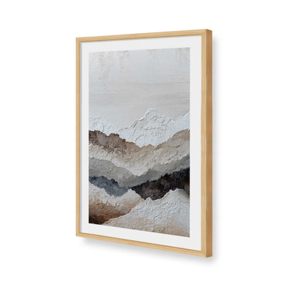 [Color:American Maple], Picture of art in a American Maple frame of the corner