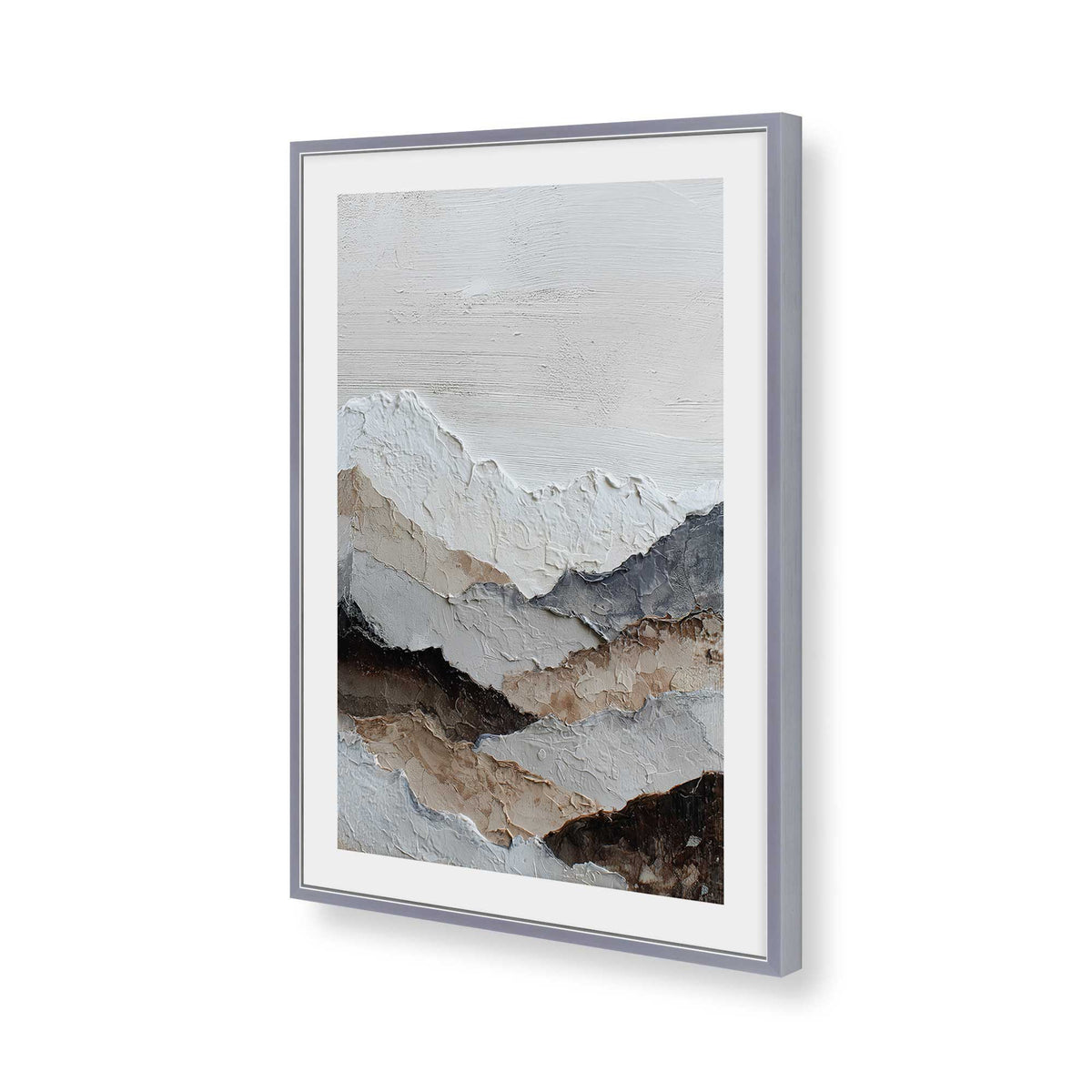 [Color:Polished Chrome], Picture of art in a Polished Chrome frame of the corner
