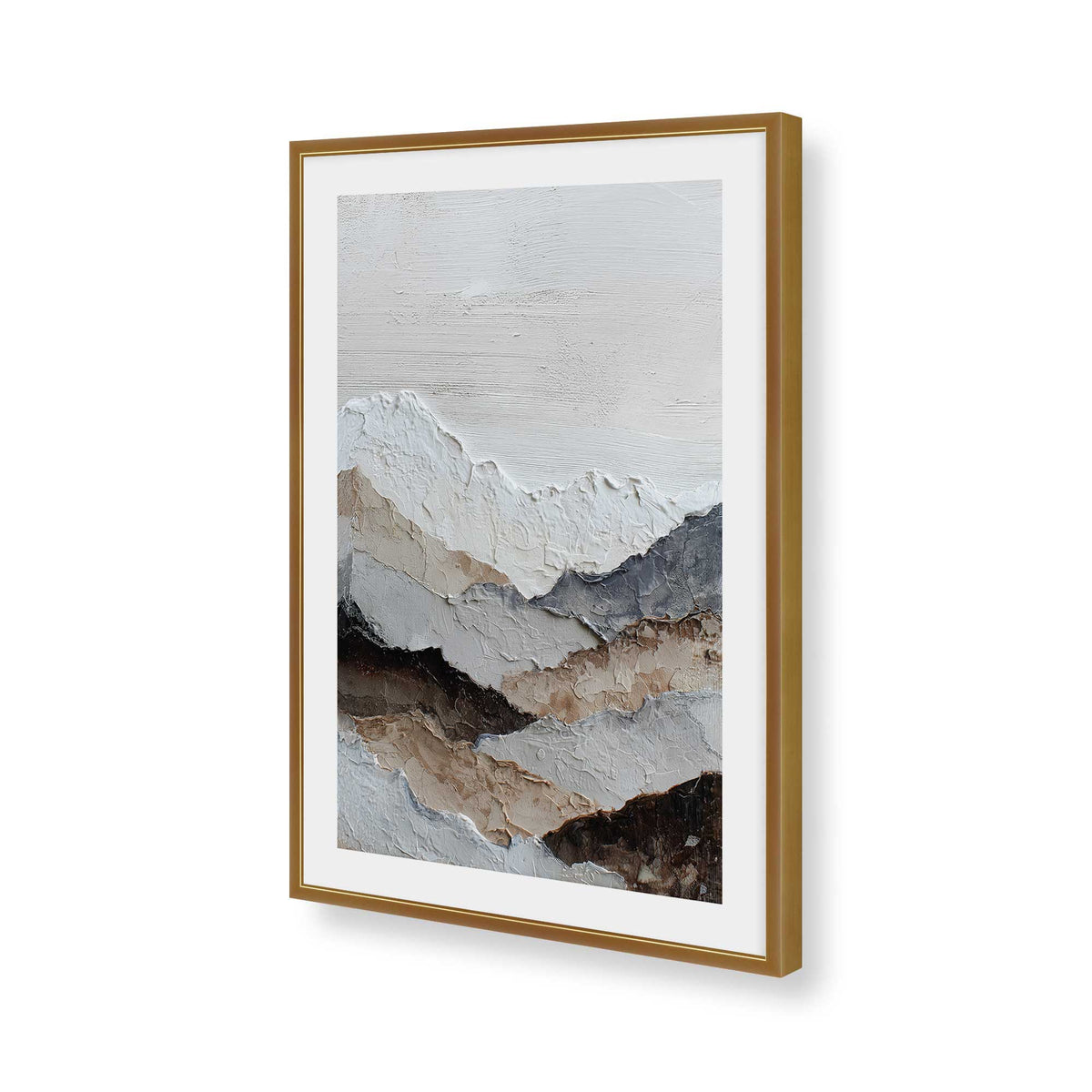 [Color:Polished Gold], Picture of art in a Polished Gold frame of the corner