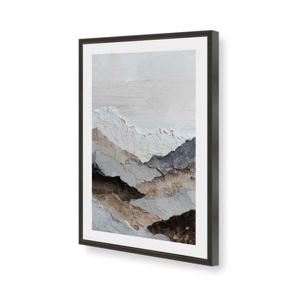 [Color:Satin Black], Picture of art in a Satin Black frame of the corner