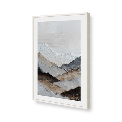 [Color:Opaque White], Picture of art in a Opaque White frame of the corner