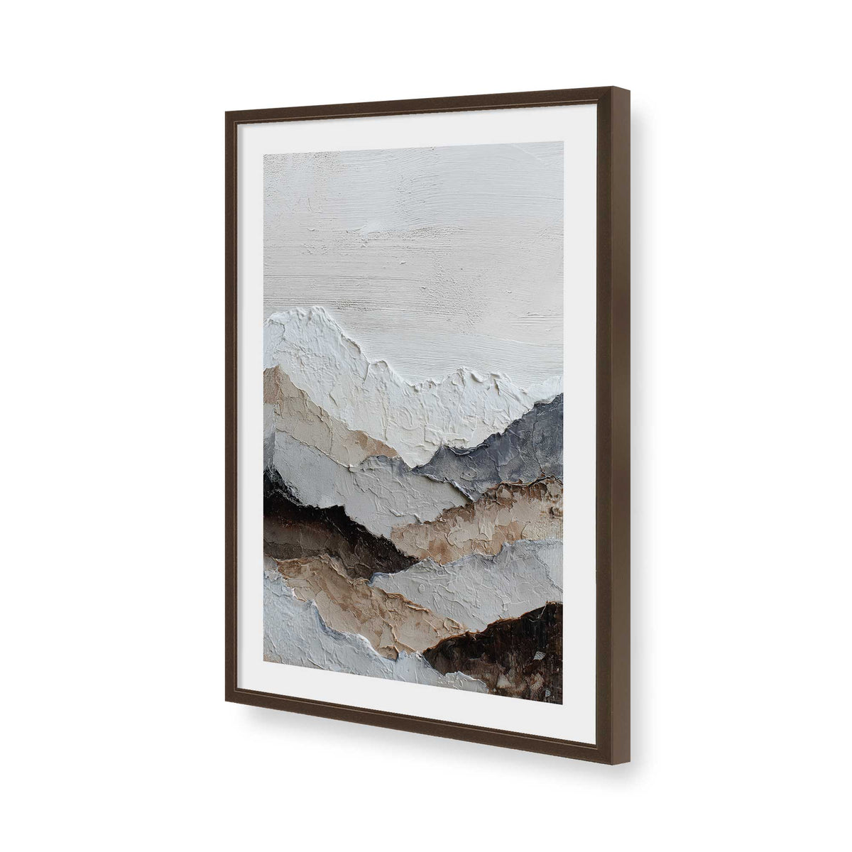 [Color:Belvinder Brown], Picture of art in a Belvinder Brown frame of the corner