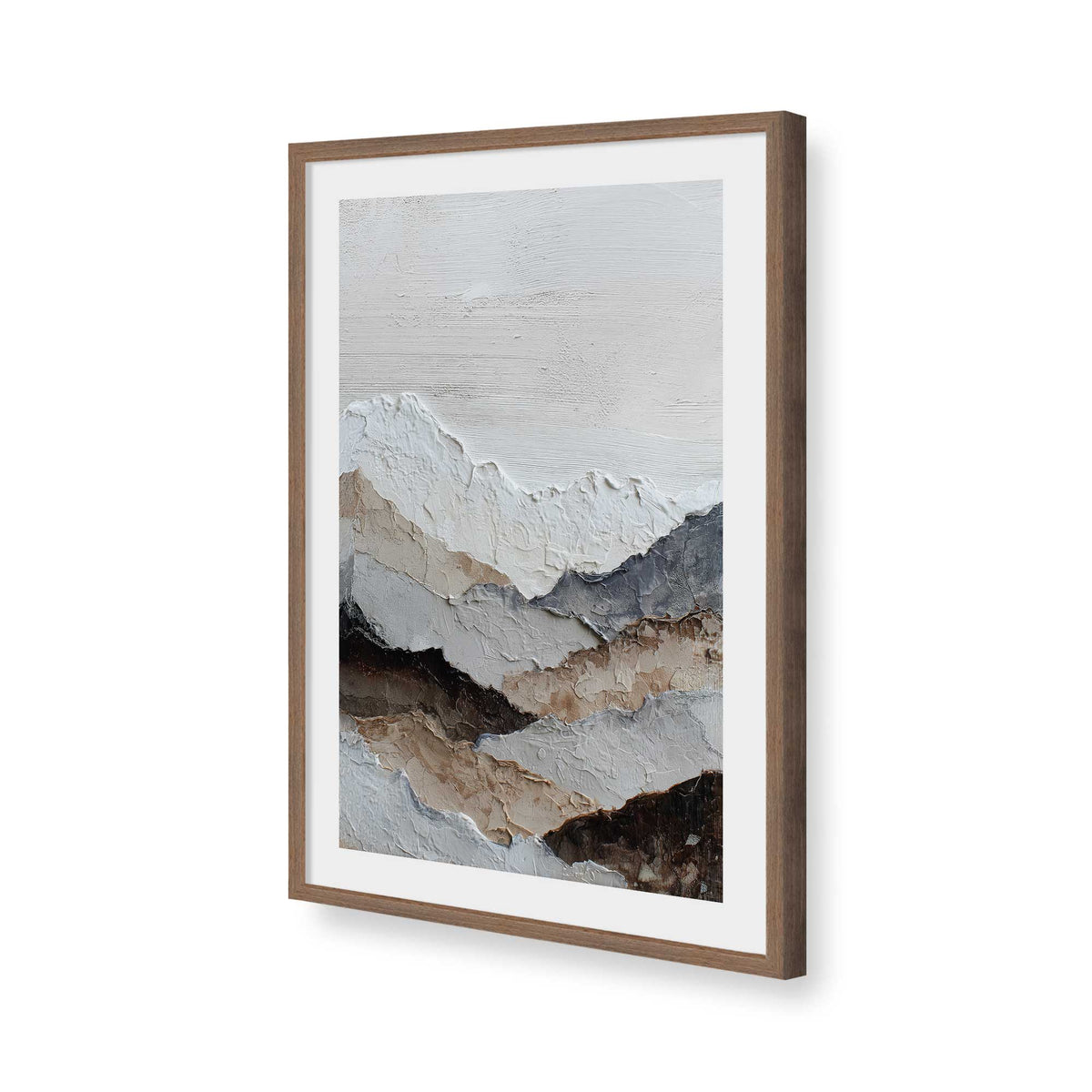 [Color:Walnut], Picture of art in a Walnut frame of the corner