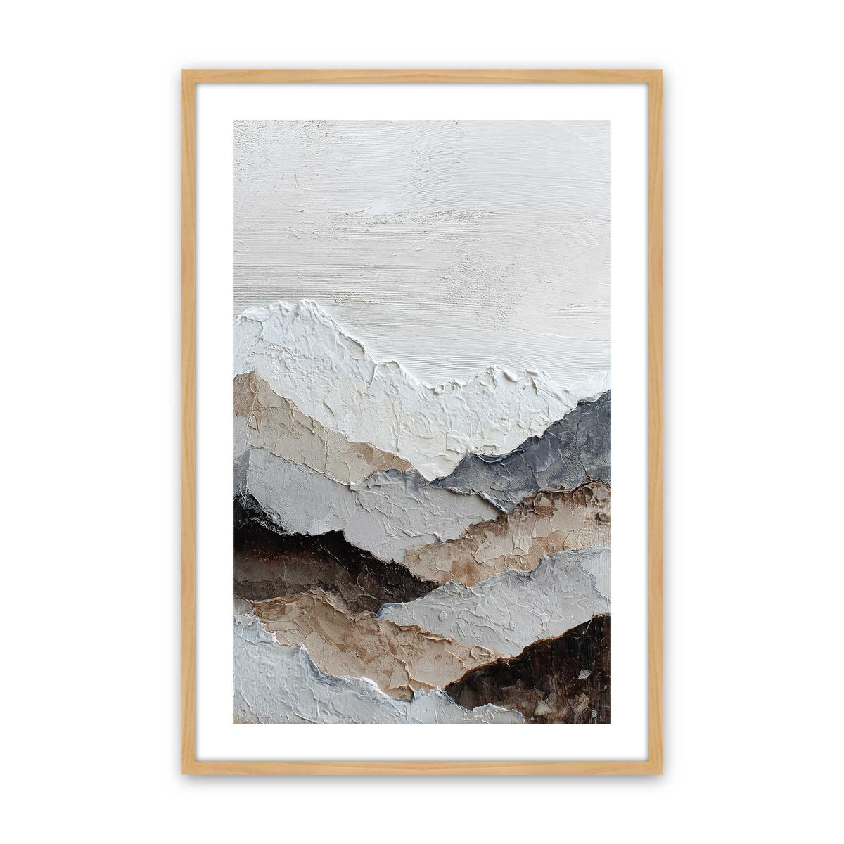 [Color:American Maple], Picture of art in an American Maple frame