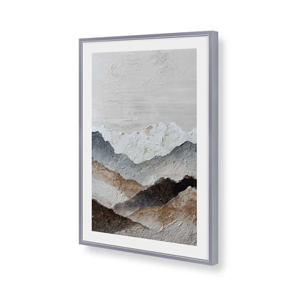 [Color:Polished Chrome], Picture of art in a Polished Chrome frame of the corner