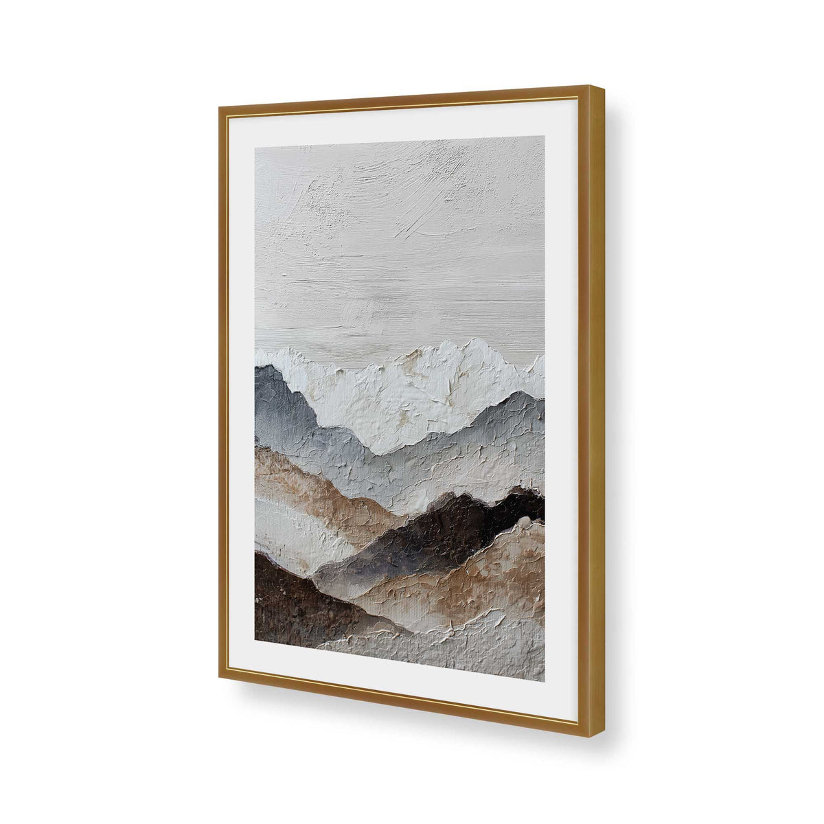 [Color:Polished Gold], Picture of art in a Polished Gold frame of the corner