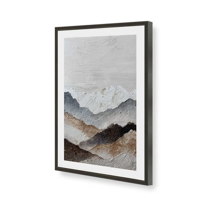 [Color:Satin Black], Picture of art in a Satin Black frame of the corner