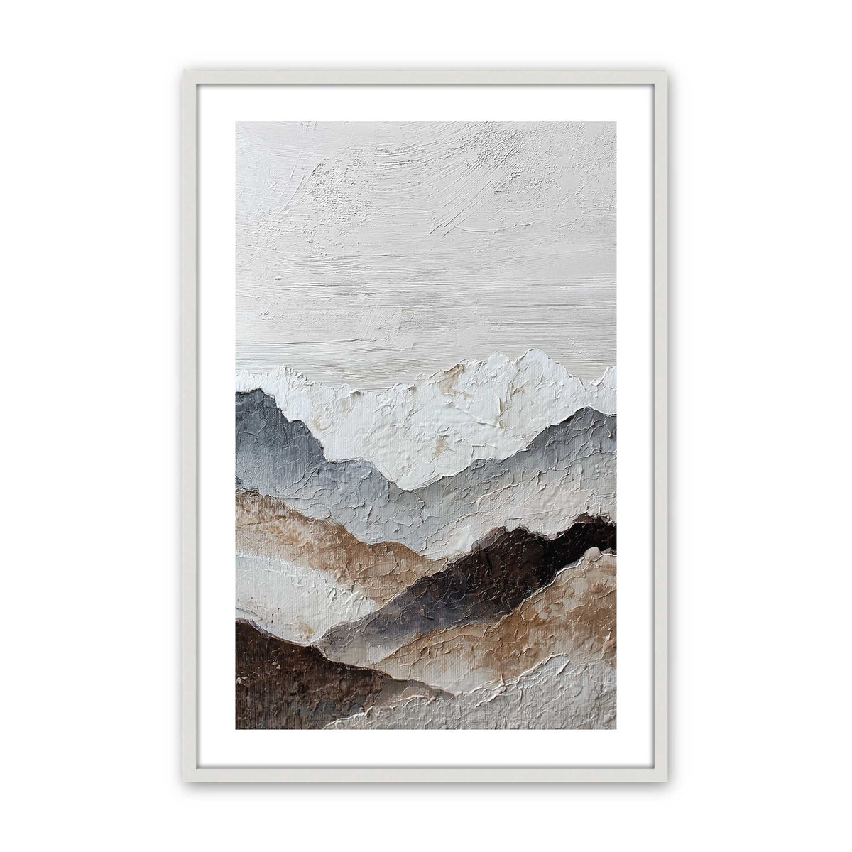 [Color:Opaque White], Picture of art in a Opaque White frame