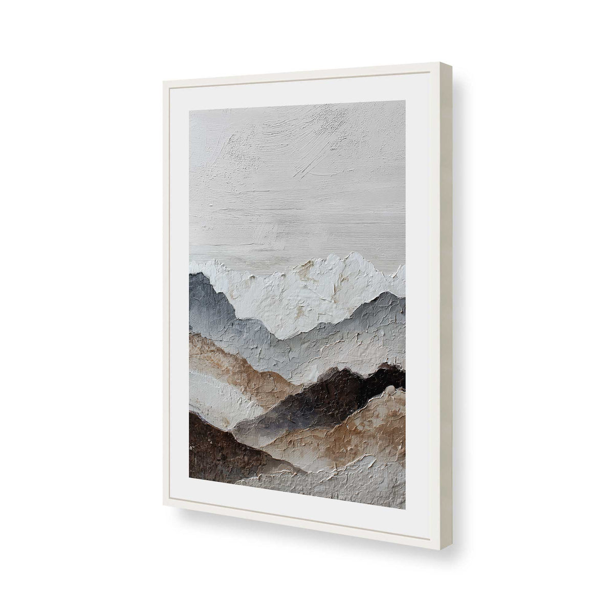 [Color:Opaque White], Picture of art in a Opaque White frame of the corner