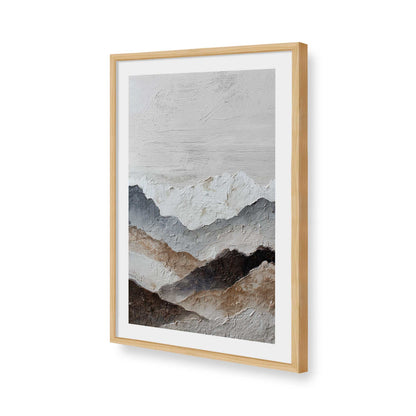 [Color:American Maple], Picture of art in a American Maple frame of the corner