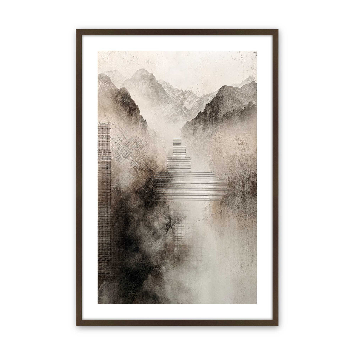 [Color:Belvinder Brown], Picture of art in a Belvinder Brown frame