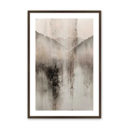 [Color:Brown], Picture of art in a Brown frame