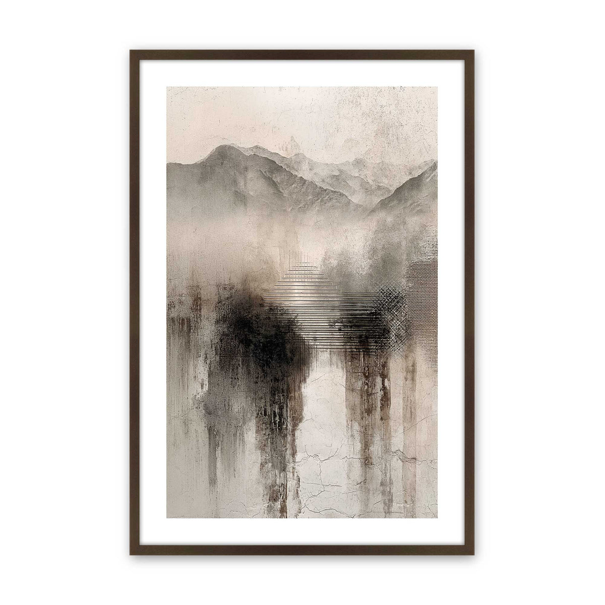 [Color:Belvinder Brown], Picture of art in a Belvinder Brown frame