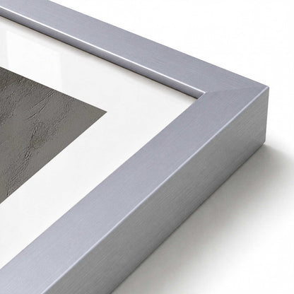 [Color:Polished Chrome], Picture of art in a Polished Chrome frame at an angle