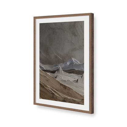 [Color:Walnut], Picture of art in a Walnut frame of the corner