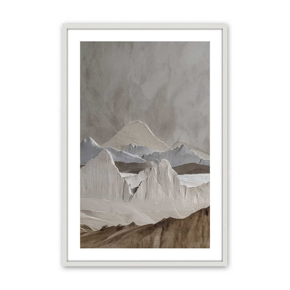 [Color:Opaque White], Picture of art in an Opaque White frame