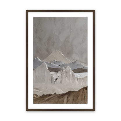 [Color:Brown], Picture of art in a Brown frame