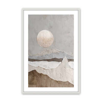 [Color:Opaque White], Picture of art in a Opaque White frame