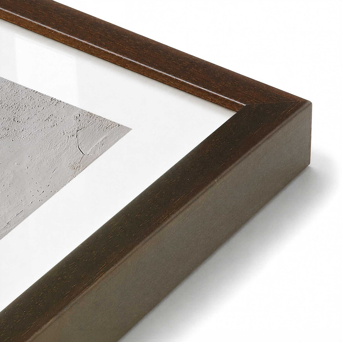 [Color:Belvinder Brown], Picture of art in a Belvinder Brown frame at an angle