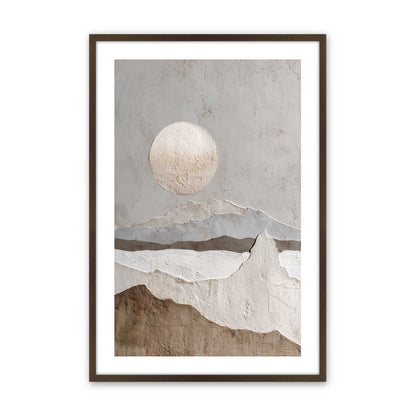 [Color:Brown], Picture of art in a Brown frame