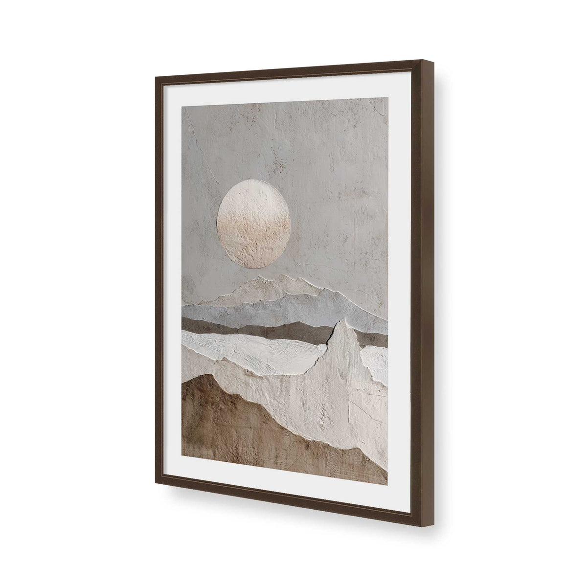 [Color:Belvinder Brown], Picture of art in a Belvinder Brown frame of the corner