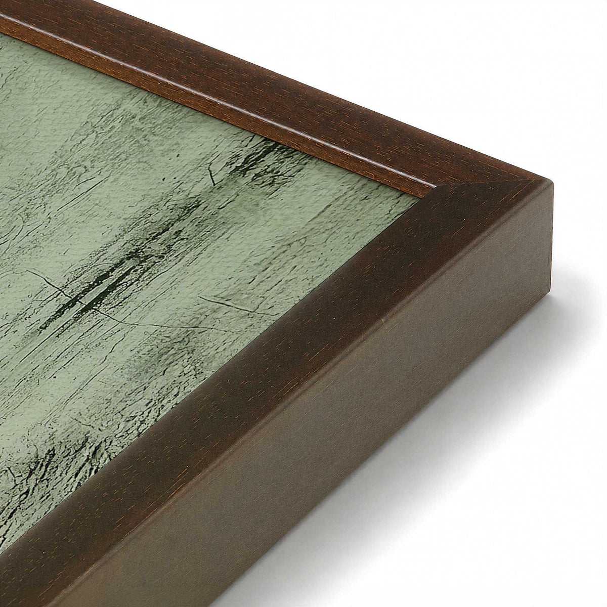 [Color:Belvinder Brown], Picture of art in a Belvinder Brown frame at an angle