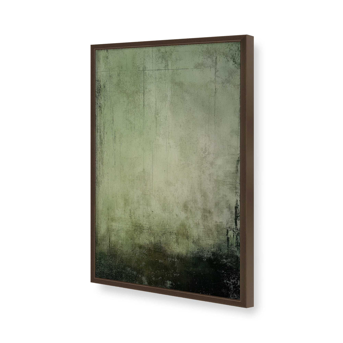 [Color:Brown], Picture of art in a Brown frame of the corner