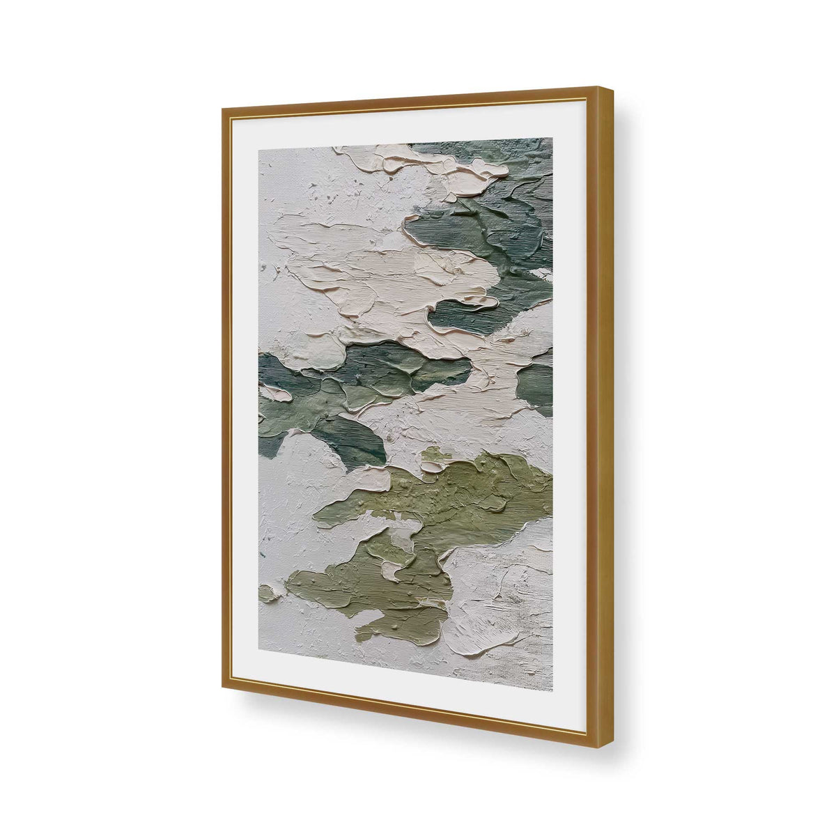 [Color:Polished Gold], Picture of art in a Polished Gold frame of the corner
