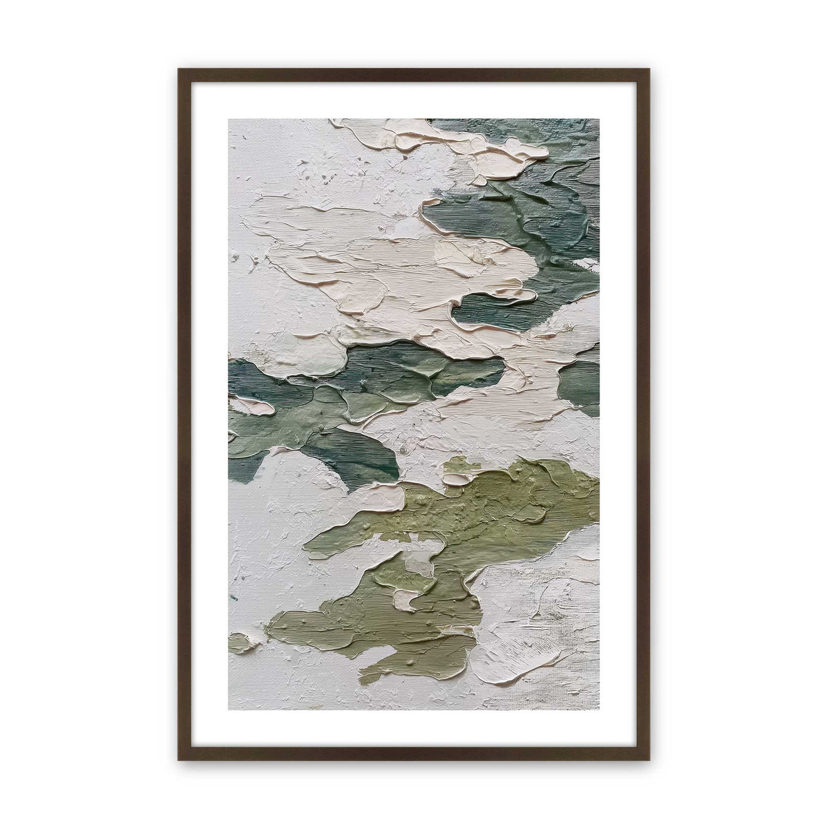 [Color:Brown], Picture of art in a Brown frame