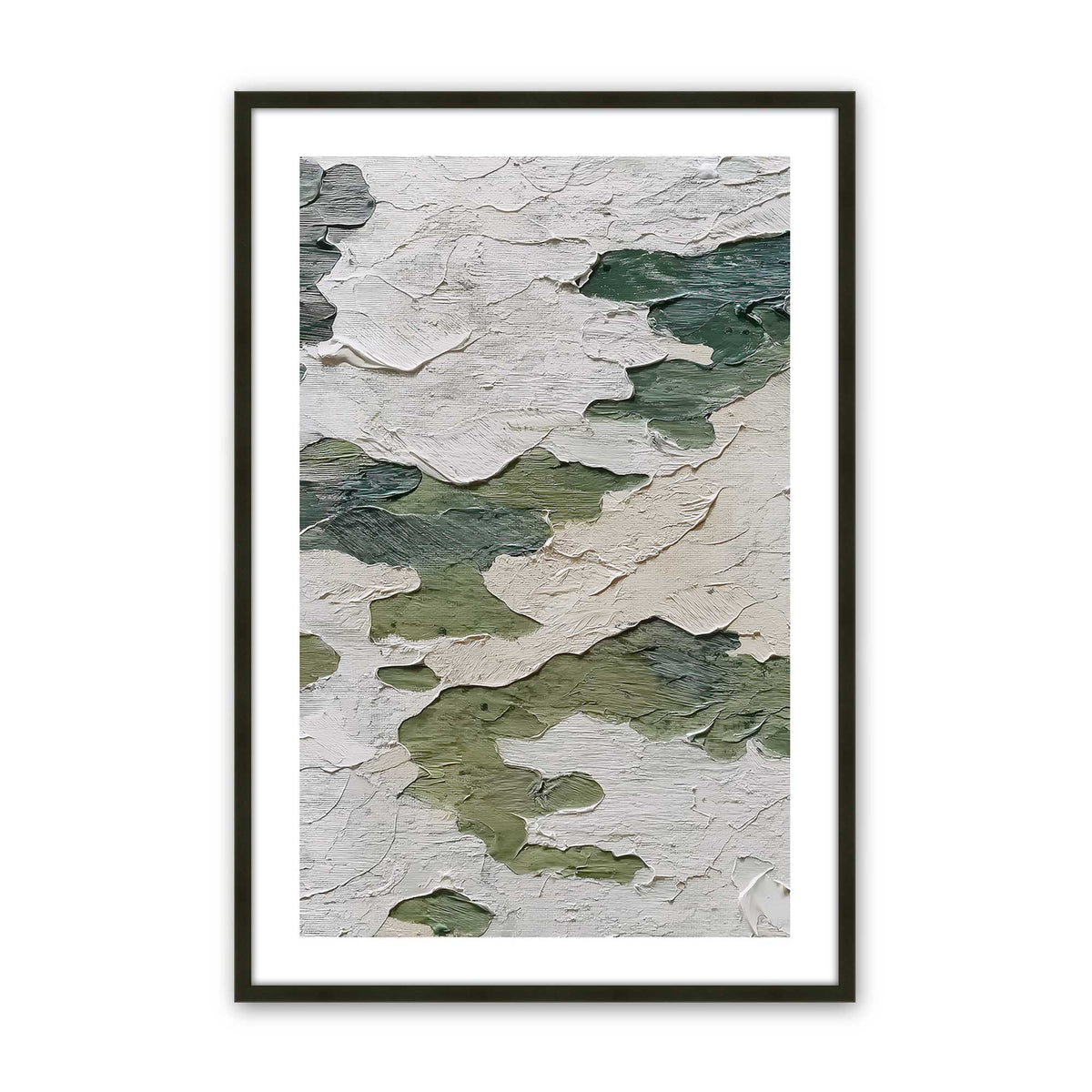[Color:Satin Black], Picture of art in a Satin Black frame