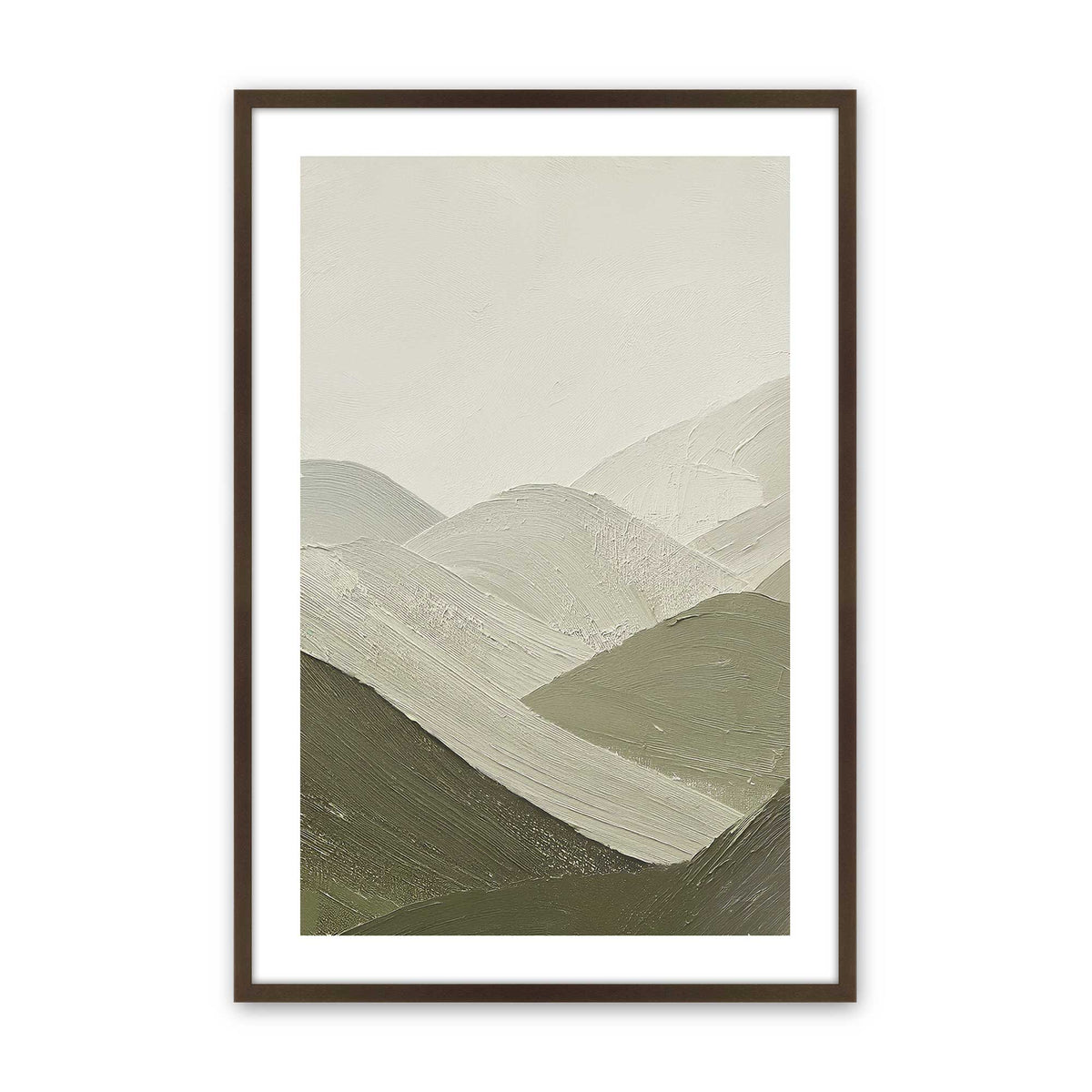 [Color:Belvinder Brown], Picture of art in a Belvinder Brown frame