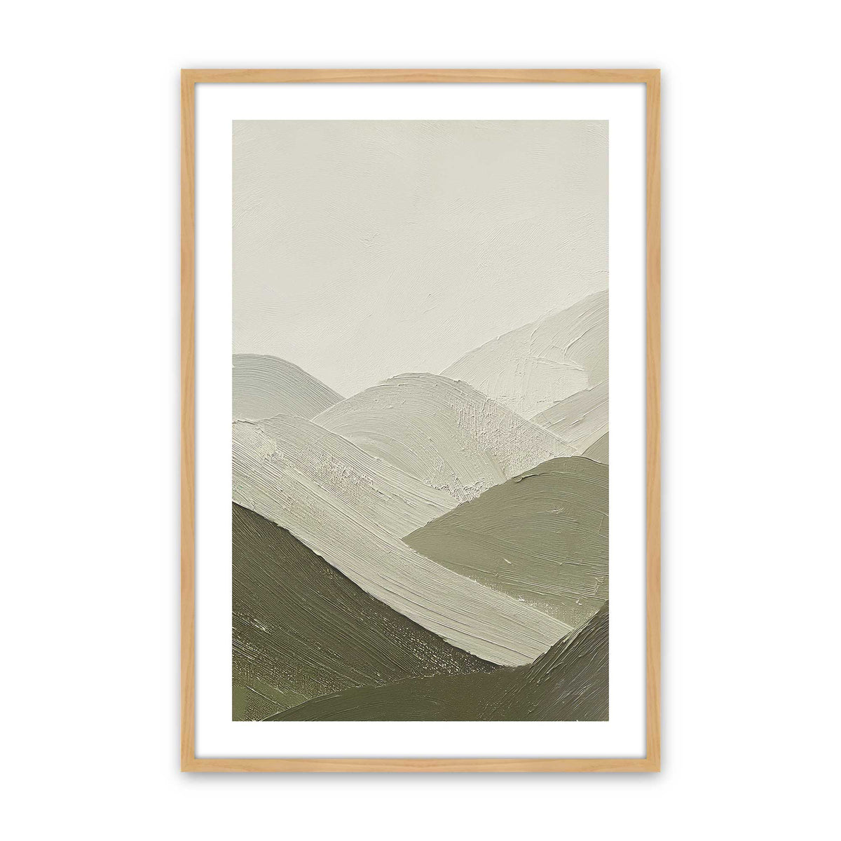 [Color:American Maple], Picture of art in a American Maple frame