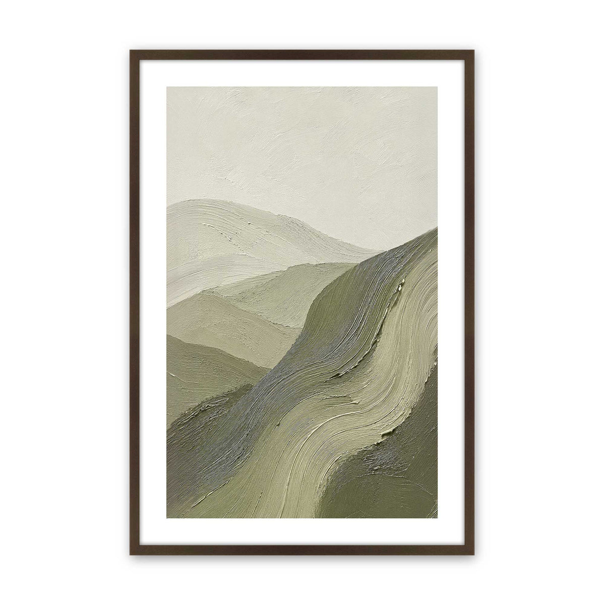 [Color:Belvinder Brown], Picture of art in a Belvinder Brown frame