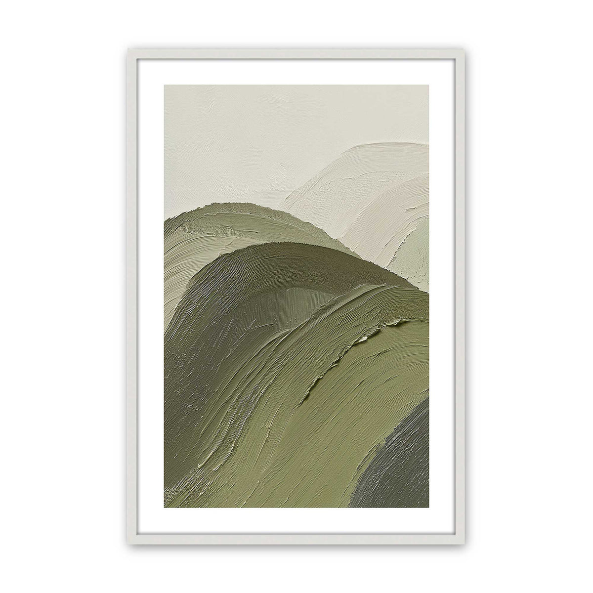 [Color:Opaque White], Picture of art in a Opaque White frame
