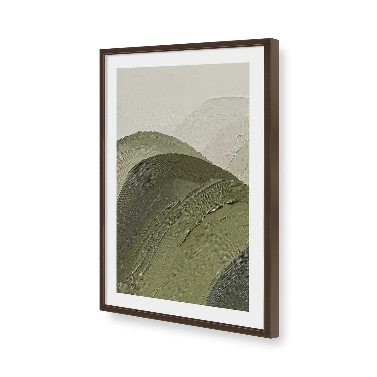 [Color:Belvinder Brown], Picture of art in a Belvinder Brown frame of the corner