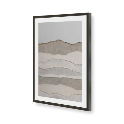 [Color:Satin Black], Picture of art in a Satin Black frame of the corner
