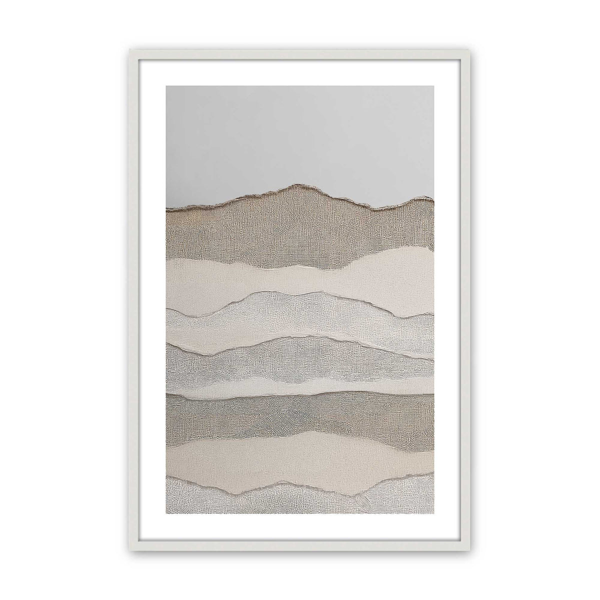 [Color:Opaque White], Picture of art in a Opaque White frame