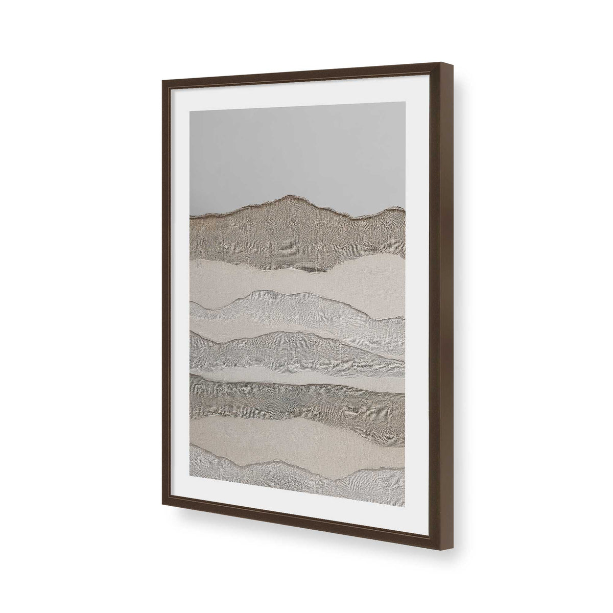 [Color:Belvinder Brown], Picture of art in a Belvinder Brown frame of the corner
