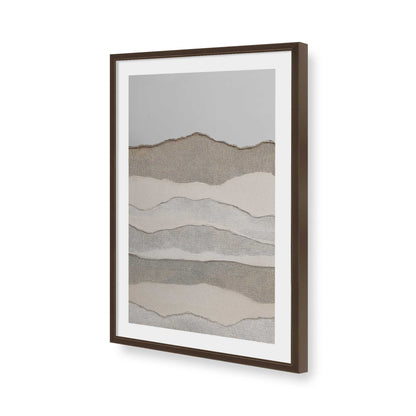 [Color:Brown], Picture of art in a Brown frame of the corner