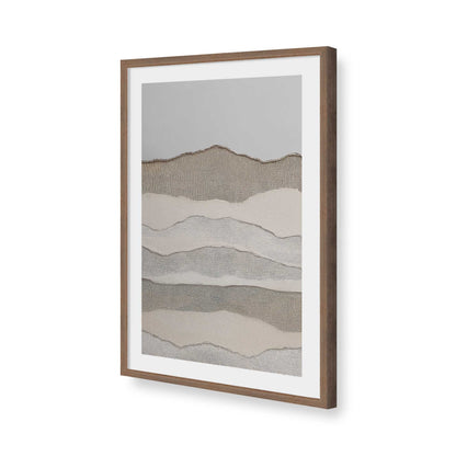 [Color:Walnut], Picture of art in a Walnut frame of the corner