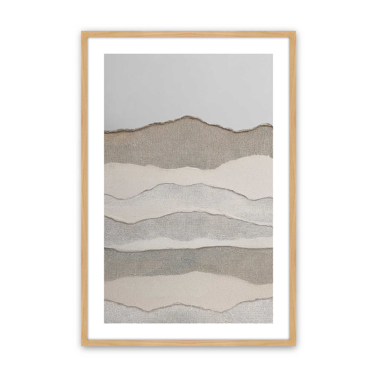 [Color:American Maple], Picture of art in a American Maple frame